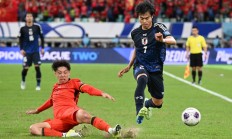 世预赛国足1:3日本 林良铭打进个人世预赛首球