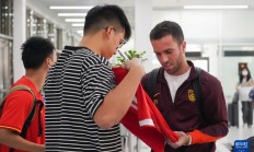 中国男足抵达沙特备战世预赛18强赛